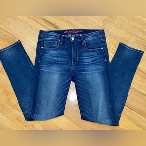 American Eagle Outfitters 🦅 WearAmerican Womens Blue Skinny Jean